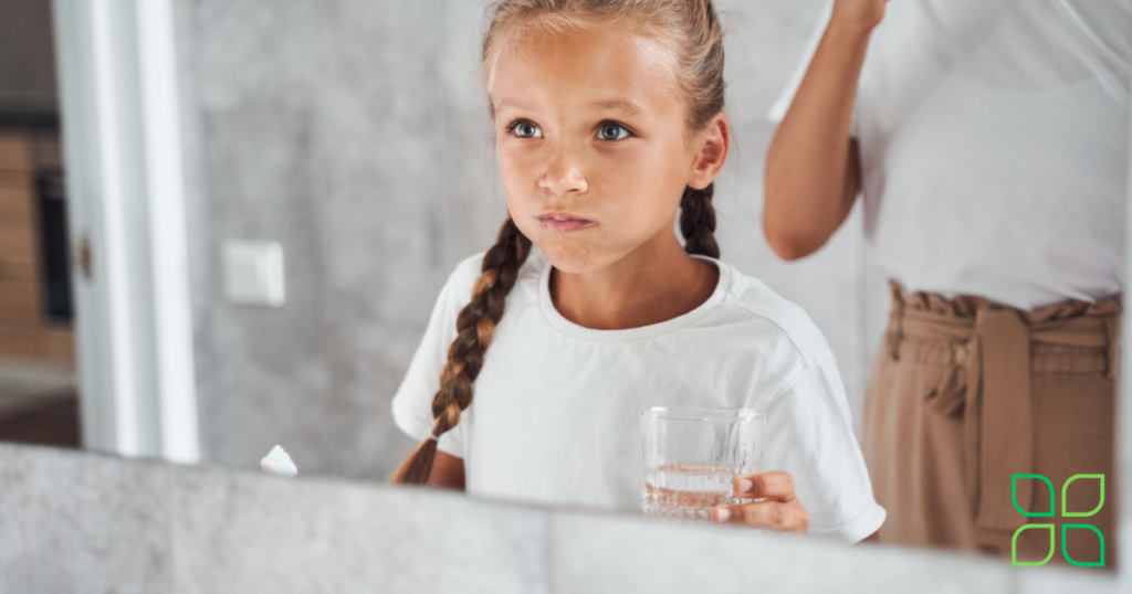 salt water rinse for children tooth pain