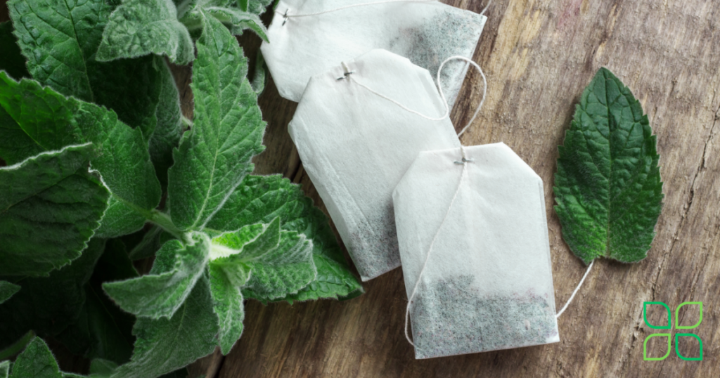 peppermint tea bag for kids tooth pain