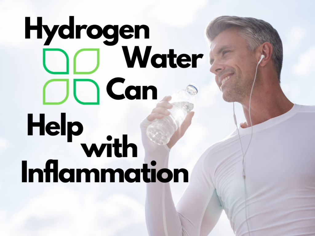 Hydrogen water can help with inflammation