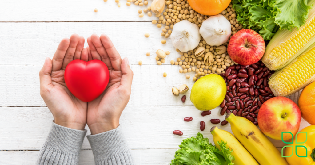 colored fruits and vegetables for heart health