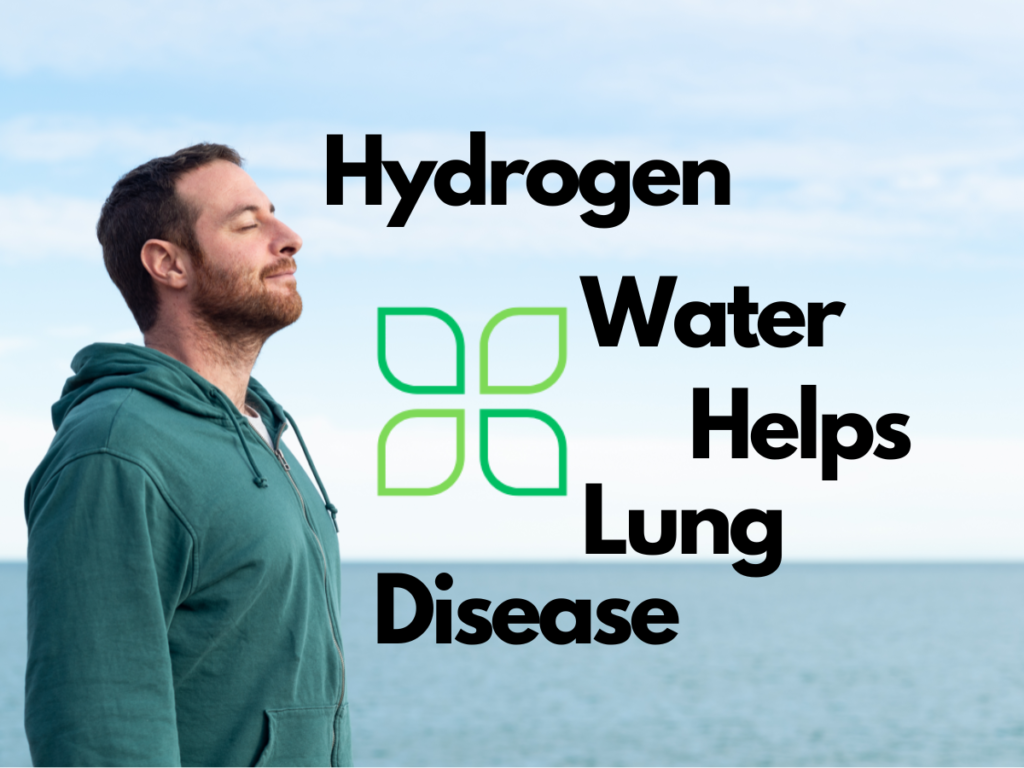 Hydrogen water helps lung disease